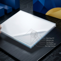 Pochettes de plastification thermique PET brillantes double face format A4 pour photos, 80 microns, 125 microns, 200 microns, 250 microns, 100 pièces