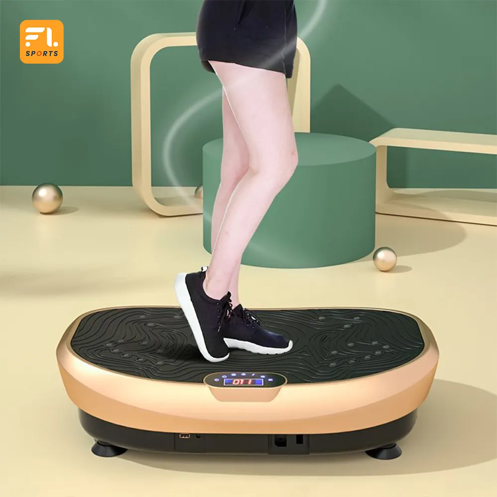 Machine d'entraînement Power Fit Plate-forme de vibration pour tout le corps amincissant l'équipement de plat de vibration