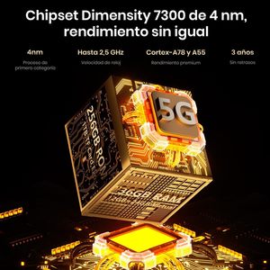 Téléphone robuste FOSSIBOT F116 Pro 5G, écran 4 pouces 120Hz, caméra 4K, 36 Go + 256 Go, smartphone Android de poche - Product Image 6