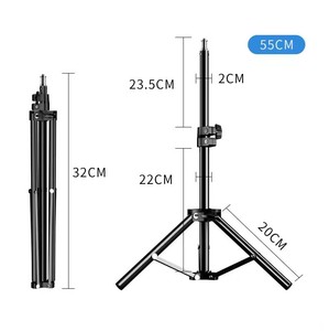 8806 2.1m <strong>Light</strong> Stand Tripod 1/4"screw Mount for Mobile Camera Phone Selfie Stick Ring <strong>Light</strong> <strong>Softboxes</strong> - Product Image 4