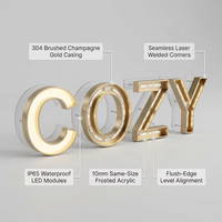 Diseños de Letreros para Tiendas, Letreros Acrílicos con Letras Retroiluminadas, Letrero LED Personalizado para Tienda de Cigarrillos, Letrero Comercial para Exteriores