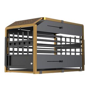Prevent Rear Impact Injuries Design Dog Crate Aluminum Friendly Luxury Dog Crate