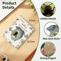 Echte konservierte Bienen- und Insektenproben als Kühlschrankmagnet für Klassenzimmer-Aktenpräsentation und Heimdekoration – Kreative Sammlerstücke und Geschenke