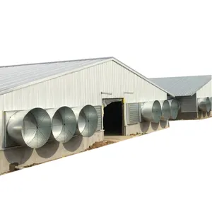 Cheap Construction Steel Structure Shed Poultry Farm Chicken House For Sale Commercial Egg Chicken House Design For Layers