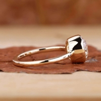 Bague de fiançailles solitaire en diamant de laboratoire de 2 carats, taille ronde, sertie en clos, or massif 10K 14K 18K, certifiée IGI CVD/HPHT