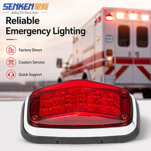 Luz LED Perimetral Lateral para Camiones y <span class=keywords><strong>Ambulancias</strong></span>, Marca Senken, 3W, DC12V 24V, Impermeable, Diseño CE R10 R65 SAE - Product Image 3
