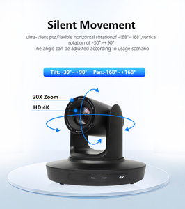 Streaming máy ảnh bó = 2 pcs 4k 20x PTZ hội nghị máy ảnh ai theo dõi nhà thờ sự kiện phát sóng + 4D IP phím điều khiển bàn phím điều khiển - Product Image 5