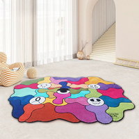 Prix usine tapis antistatique fait à la main tapis à poils hauts salon tapis oriental turc