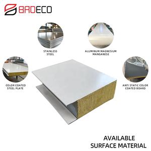 Panneau <span class=keywords><strong>de</strong></span> cloison pour salle blanche en <span class=keywords><strong>laine</strong></span> <span class=keywords><strong>de</strong></span> roche <span class=keywords><strong>de</strong></span> 50 mm, surface lisse, <span class=keywords><strong>isolation</strong></span> thermique, qualité usine, pour hôpital - Product Image 2