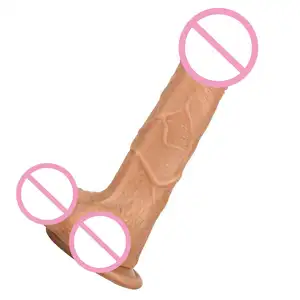 OEM Acceptable Waterproof Iron Penis Develop Real Touch Dildo Artificial Penis