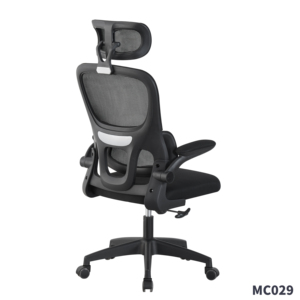 <span class=keywords><strong>Silla</strong></span> Ejecutiva Moderna para Oficina, con Reposabrazos 3D Ajustables, Soporte Lumbar Ajustable, Respaldo Alto de Tela, Giratoria - Product Image 5