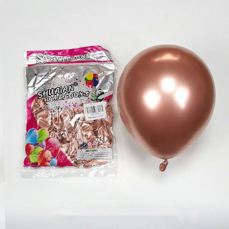 Tongle high quality inflatable rubber balloon/ printing decoration pearlized metallic latex balloon