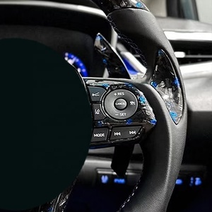 Pièces de course automobiles : Volant sport en fibre de carbone forgée avec LED et protection pour <span class=keywords><strong>Toyota</strong></span> <span class=keywords><strong>Corolla</strong></span> - Product Image 6