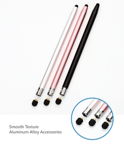 Double embouts remplaçables Stylet universel à écran tactile pour tablette Android Stylo d'écriture manuscrite pour appareils intelligents - Product Image 3