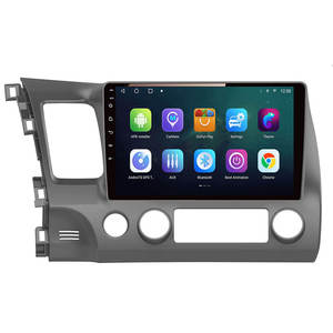 Reproductor Multimedia <span class=keywords><strong>Android</strong></span> para coche para Honda CIVIC 2005-2011, Radio DVD para coche, estéreo, GPS, pantalla Carplay, vídeo, FM, AM, unidad principal automática - Product Image 1