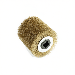 แปรงลวดทรงกระบอก 100x100 มม. ขนแปรงเหล็ก ขนาดแกน 19.1 มม. สำหรับแผ่นขัด - Product Image 2