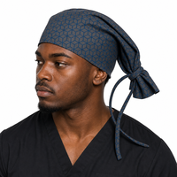 Bonnet tendance à nouer avec logo personnalisé, vente en gros, camouflage, dessin animé, à carreaux, en coton, style vintage streetwear