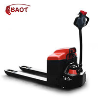 Chariot élévateur électrique robuste de 2 tonnes avec commande au bout des doigts, batterie au plomb-acide pour la logistique d'entrepôt, manutention de charges de 2000 kg