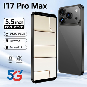 โทรศัพท์มือถือรุ่นเรือธง I17 Pro Max 5G 8GB+256GB 16GB+1TB กล้อง 108MP >7" LED AMOLED 120Hz แบตเตอรี่ 6000mAh ชาร์จเร็ว 65W ปลดล็อคทั่วโลก - Product Image 2