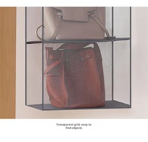 Bolsa Organizadora Colgante para Guardar Bolsos, Almacenamiento para Armario, Transparente, Tridimensional, Organización del Hogar - Product Image 5