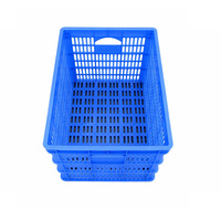 Panier de rangement en plastique empilable pour fruits et légumes frais, personnalisable, vente en gros d'usine