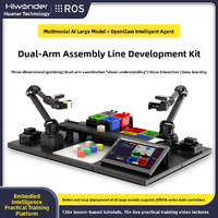 Kit de Desarrollo de Brazo Robótico de Doble Brazo Hiwonder Nexarm ROS con Chipboard, Jetson Nano, Visión 3D, IA, Compatible con SLAM