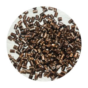 공장 직접 판매 버진 ABS 금속 다크 브라운/실버/황금 플라스틱 수지/가전 제품/사출 용 ABS 금속 색상 과립 - Product Image 3
