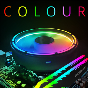 Coolmoon Nhà Máy OEM Biểu Tượng Tùy Chỉnh Intel Amd Mát Glory2 <span class=keywords><strong>CPU</strong></span> Tản Nhiệt Với Fan Tdp95W 3Pin <span class=keywords><strong>CPU</strong></span> Cooler RGB Tự Động Giá Rẻ Giá - Product Image 3