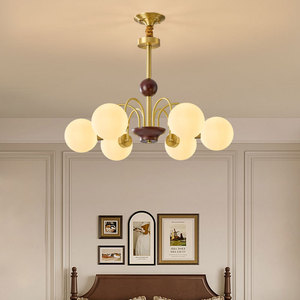 Lámpara Led de estilo Vintage con múltiples cabezales, bombilla E27 de forma redonda para sala de estar, dormitorio, comedor, estudio, decoración del hogar - Product Image 3