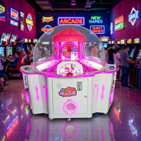 Machine de jeu à monnayeur pour 4 joueurs, style île, avec système de rotation de prix, machine distributrice de cadeaux d'arcade pour aire de jeux pour enfants
