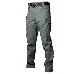 Оптовая продажа, дешевые мужские тактические брюки-карго с несколькими карманами для мужчин