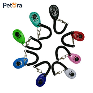 Clicker d'entraînement pour <span class=keywords><strong>chien</strong></span> Petora de haute qualité, appareil portable d'entraînement du comportement des chiots avec cordon de poignet anti-perte, vente en gros - Product Image 4