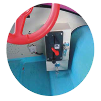 PVC Aufblasbares Bumper-Boot mit 12V 55AH Batterie Sicher und Langlebig für Kinder und Erwachsene Wasserspaß im Schwimmbad