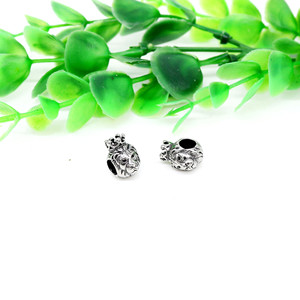 yunnique Stainless Steel Lion Head <b>Spacer</b> Beads For Bracelet Making DIY Jewelry Accessories - Product Image 4