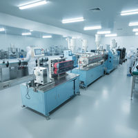 Machine d'extrusion de tubes en PE pour crème cosmétique douce