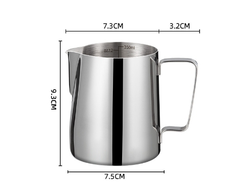 silver color sharp spout 350ml