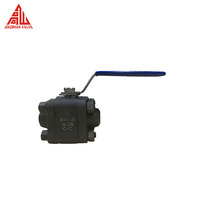 Vanne à boisseau sphérique GS Q11F 800 lb avec raccord à souder bout à bout et filetage, en acier forgé F304 F316 F316L F11 F22 A105