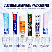 Tubes de dentifrice en aluminium et plastique laminé, vides, 50 ml, avec bouchon à vis, impression UV, logo personnalisé, emballage pour soins bucco-dentaires