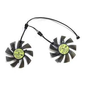 4PIN T129215SU พัดลม GPU 88มม. ของใหม่สำหรับ <span class=keywords><strong>Gigabyte</strong></span> <span class=keywords><strong>Radeon</strong></span> <span class=keywords><strong>RX</strong></span> 470 windforce 480 570 <span class=keywords><strong>580</strong></span>เกม590การ์ดกราฟิก RX470 <span class=keywords><strong>8G</strong></span> - Product Image 2
