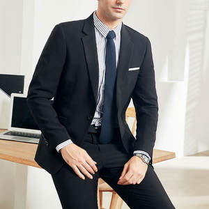 Costumes d'affaires de luxe à boutonnage simple pour hommes, grande taille, respirants et imperméables - Product Image 1