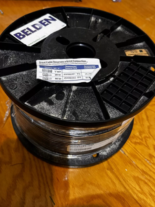 Belden 4505R 4K UHD coaxial <strong>cable</strong> suitable for 12G-<strong>SDI</strong> 75 Ohm RG-59, 20AWG (solid) TC foil+95% TC braided PVC sheath CMR - Product Image 2
