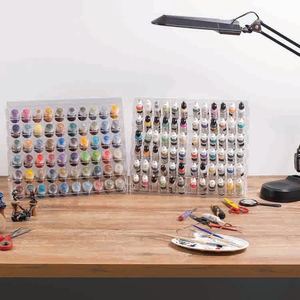 <span class=keywords><strong>Acrylic</strong></span> dầu thủ công sở thích sơn trạm móng tay sơn dầu tổ chức giá cho các nghệ sĩ hiển thị giá - Product Image 6