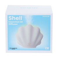 Mini humidificateur portable en forme de coquillage, diffuseur d'arômes USB avec lampe de nuit, brume ultra-silencieuse et abondante pour chambre, bureau, cadeau d'anniversaire