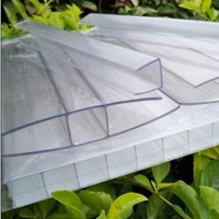 Connecteurs en forme de H pour profilés en plastique, accessoires de construction de serres pour plaques de toiture en polycarbonate
