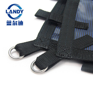 Couverture de piscine Landy en tissu tissé PP bleu, durable, résistante aux UV, pour la sécurité de la piscine - Product Image 1