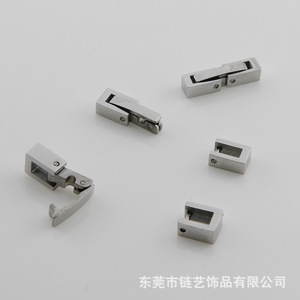 Bracciale con connessione 304 in acciaio inossidabile con fibbia in tre pezzi collana <span class=keywords><strong>giapponese</strong></span> fibbia a catena singola fibbia per gioielli - Product Image 3