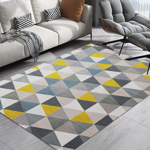 2025 moquette in poliestere moderna su misura modello astratto fatto a macchina tappeti per uso domestico per soggiorno divano camera da letto rivestimenti per pavimenti - Product Image 3