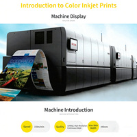 Fabricant direct, prix bas, service d'impression de brochures personnalisées, papier couché, impression jet d'encre