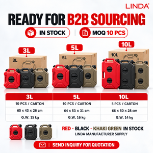 <span class=keywords><strong>Bidon</strong></span> de Carburant 3L 5L <span class=keywords><strong>10L</strong></span> HDPE avec Bec Verseur et Supports de Verrouillage pour Moto, VTT, UTV, 4x4, Tout-Terrain LINDA - Product Image 6