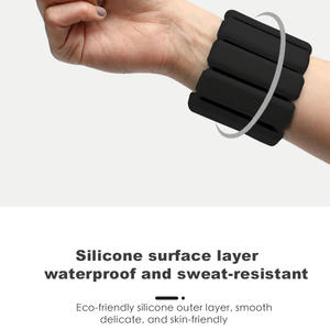 Bracelets lestés en silicone non irritants, best-sellers transfrontaliers, pour <span class=keywords><strong>les</strong></span> sports <span class=keywords><strong>de</strong></span> plein air, la course à pied, le fitness et l'entraînement au <span class=keywords><strong>yoga</strong></span> - Product Image 4